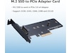 Akasa M.2 SSD to PCIe adapter card Tillbehör
