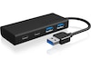 ICY BOX USB-A Hub Dockningsstation och USB-hub