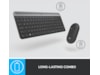 Logitech MK470 Slim Trådlös Kombination Mus & tangentbord -combo-paket