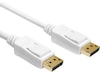 Displayport kabel 2m (vit) Skärmkablar