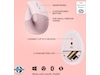 Logitech Lift Vertikal mus (dark rose) Mus