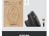 Logitech Lift Vertikal Business Vänster mus (graphite) Mus
