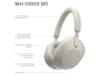 Sony WH-1000XM5 trådlösa hörlurar, Over-Ear (silver) Hörlurar