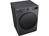 LG F4Y5RRPYJ tvätt-/torrkombimaskin (svart) Kombinerad tvättmaskin och torktumlare