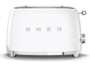 Smeg TSF01WHEU Brödrost för 2 skivor (vit) Brödrostar