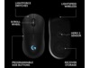 Logitech PRO 2 Lightspeed Trådlös Gamingmus (svart) Gamingmus