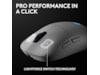 Logitech PRO 2 Lightspeed Trådlös Gamingmus (vit) Gamingmus