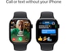 Apple Watch Series 10 GPS + LTE 42mm Aluminium (gagatsvart) Smartwatches