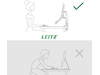 Leitz Ergo Monitorarm & Laptop-Stativ, platsbesparande Bord- & väggfäste
