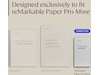 reMarkable Paper Pro Move Book Folio (burgunder) Tillbehör till digitala anteckningsblock