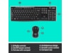 Logitech MK270 Combo Trådlös Mus & tangentbord -combo-paket