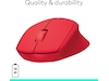 Logitech M330 Silent Plus Trådlös Röd Mus