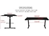Arozzi Arena Gaming bord (svart) Gaming desk