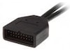 USB 2.0 till USB 3.0 Adapter 15cm (svart) USB-kablar