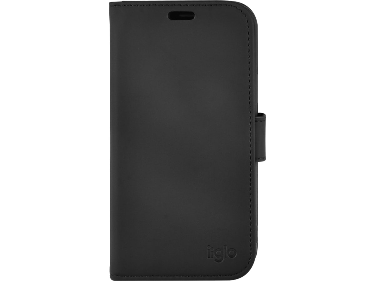 iiglo iPhone 12 / 12 Pro Plånboksfodral (svart) Skydd