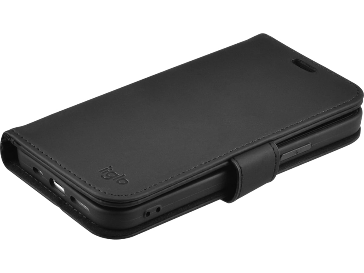 iiglo iPhone 12 / 12 Pro Plånboksfodral (svart) Skydd