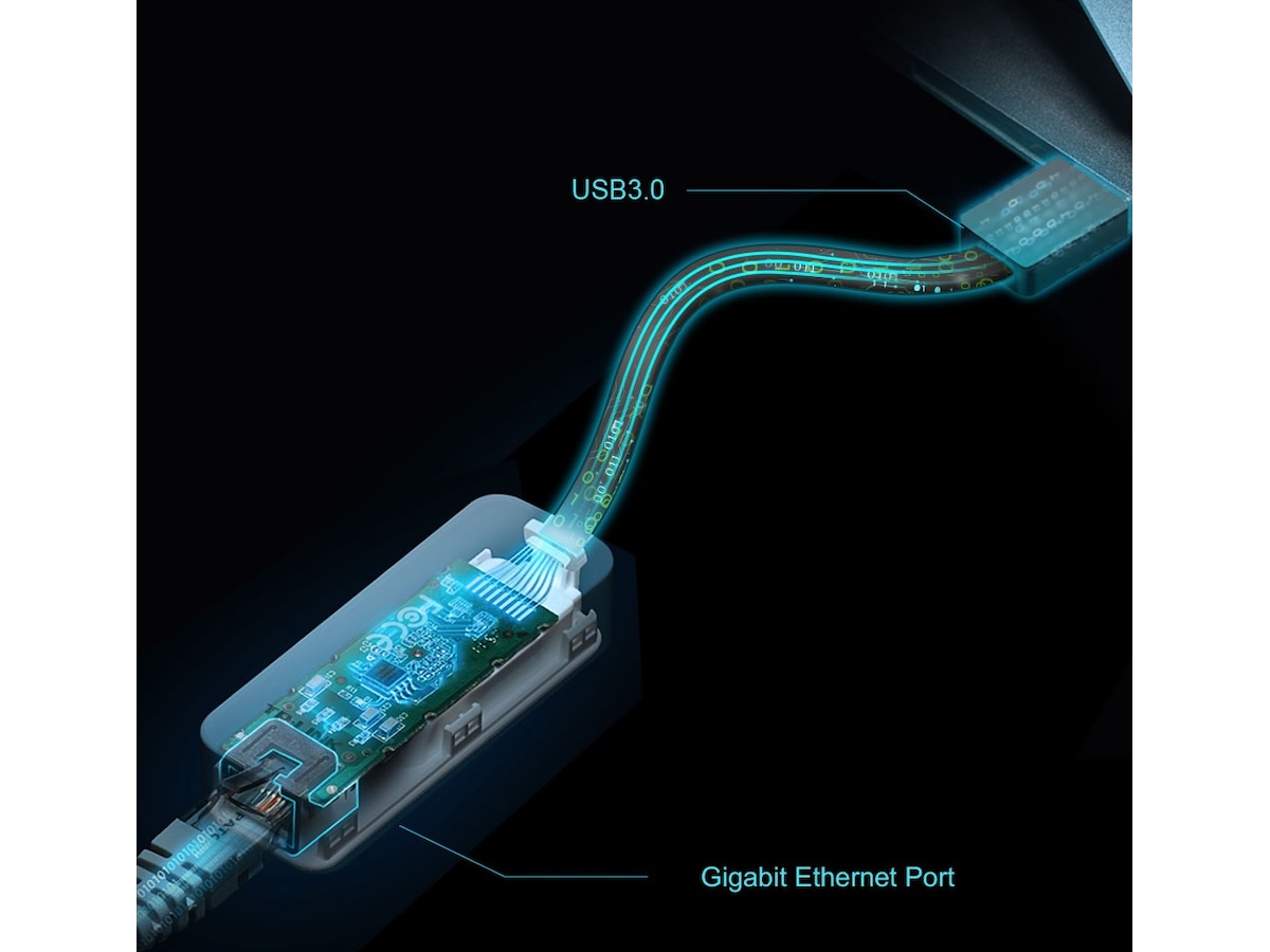TP-Link UE306 USB to Ethernet Adapter Nätverkskort