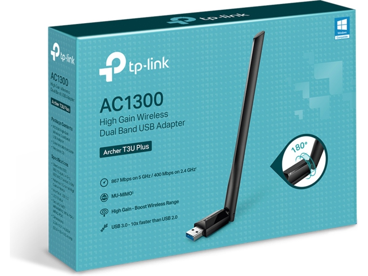 TP-Link Archer T3U Plus USB Adapter Nätverkskort