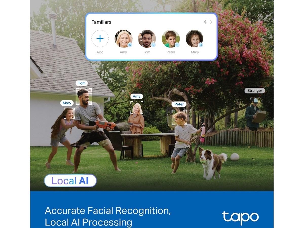 TP-Link Tapo C560WS 4K utomhusövervakningskamera Övervakningskamera