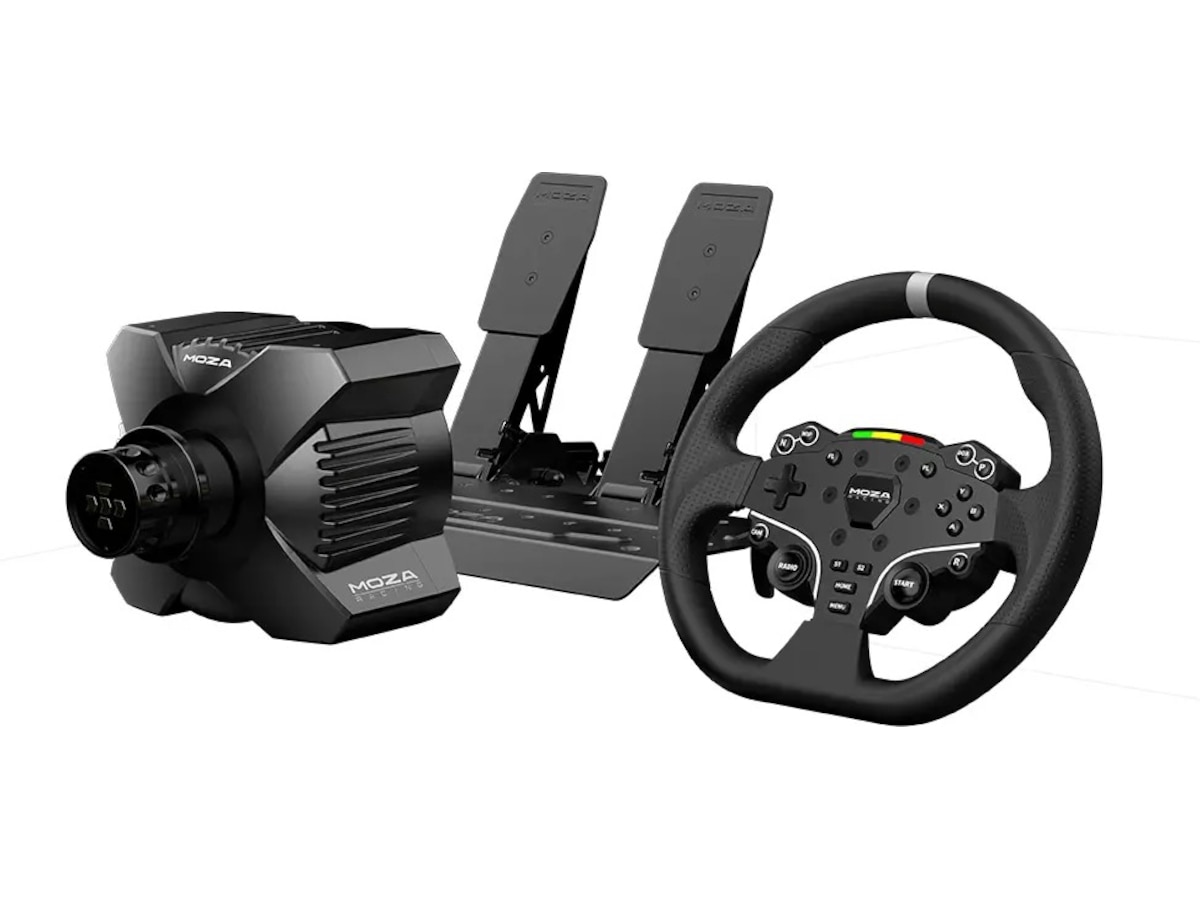 MOZA R3 Racing Simulator Bundle för PC Ratt & pedaler