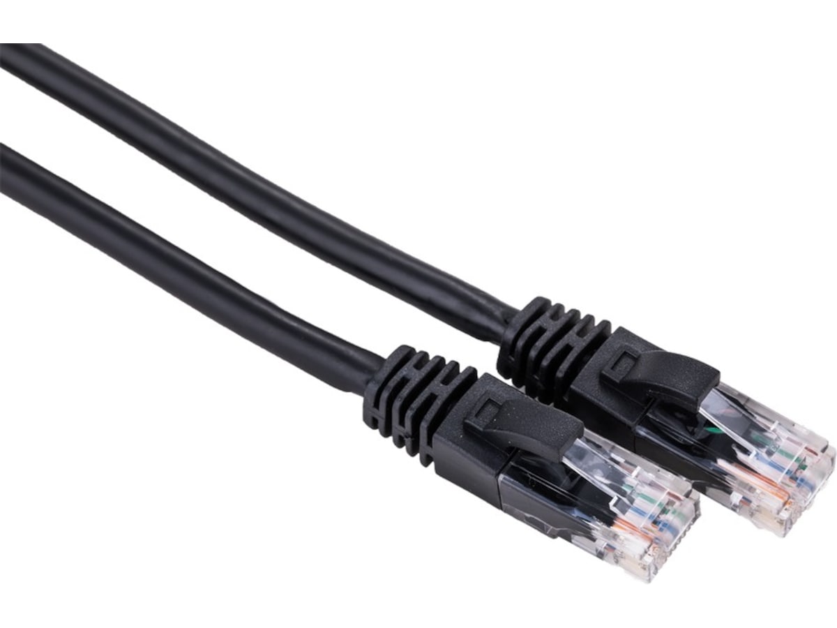 Nätverkskabel Cat6 svart 2m Nätverkskablar