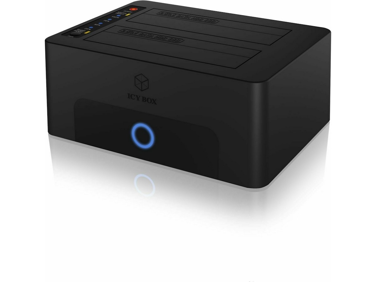 ICY BOX 2-bay Docking for 2.5” or 3.5” SATA Dockningsstationer