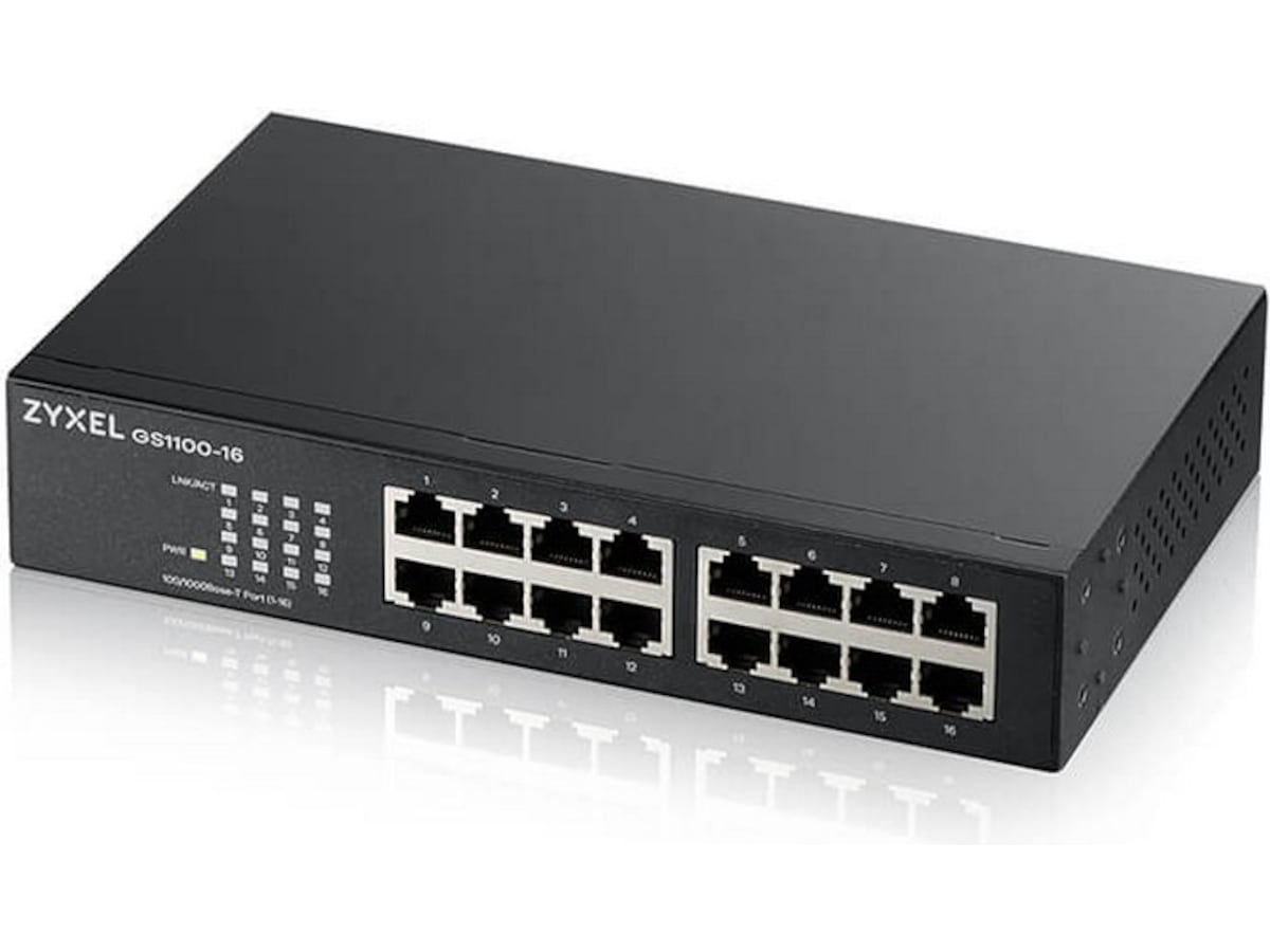 Zyxel Switch GS1100-16 Switchar