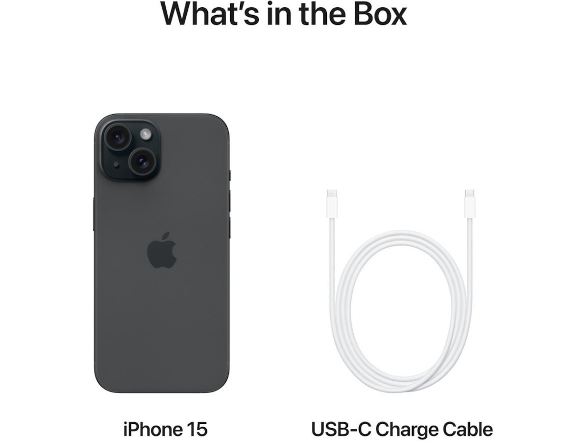 iPhone 15 256GB (svart) Mobiltelefoner