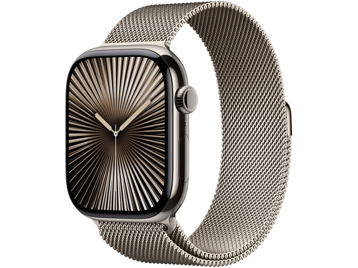 Apple Watch Series 10 46mm GPS + LTE Titan (naturlig) Smartwatches