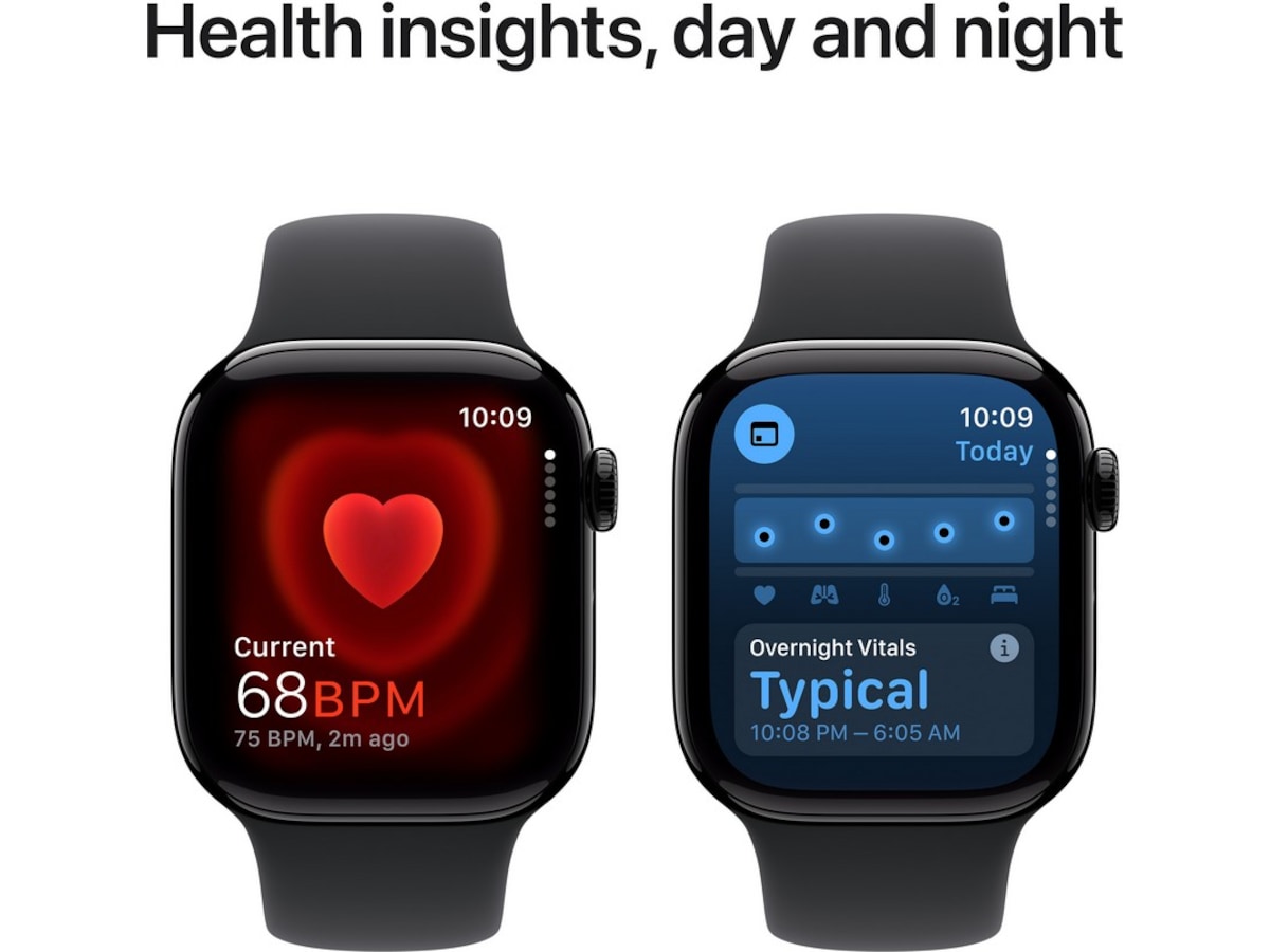 Apple Watch Series 10 GPS 42mm Aluminium (gagatsvart) Smartwatches