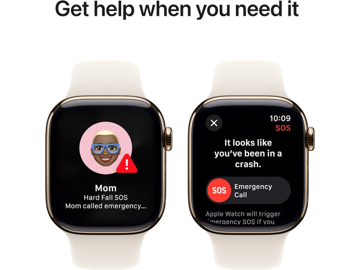 Apple Watch Series 10 GPS + LTE 42mm Titan (guld) Smartwatches