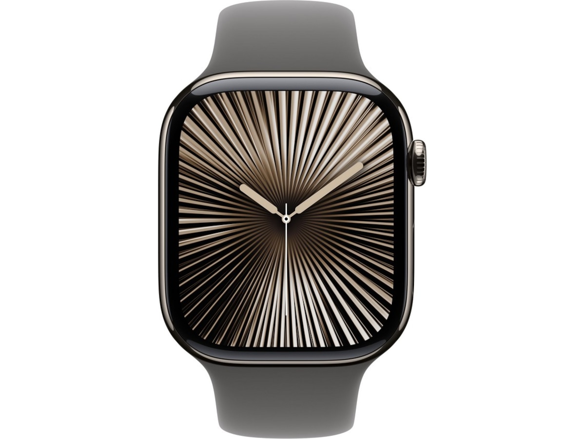 Apple Watch Series 10 46mm GPS + LTE Titan (naturlig) Smartwatches