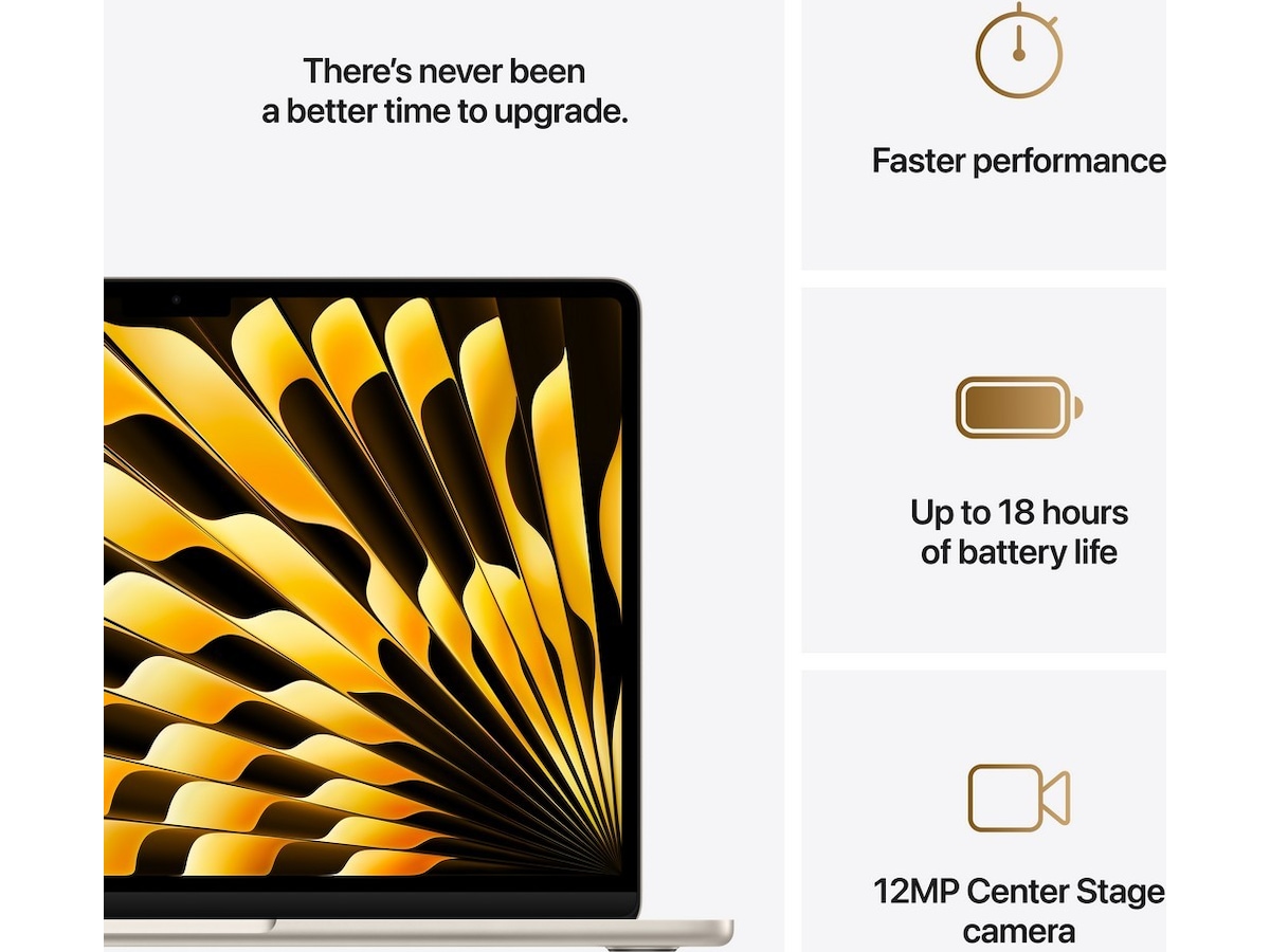 MacBook Air 13" M4 (2025) 256GB (stjärnglans) Datorer - Bärbara / laptop