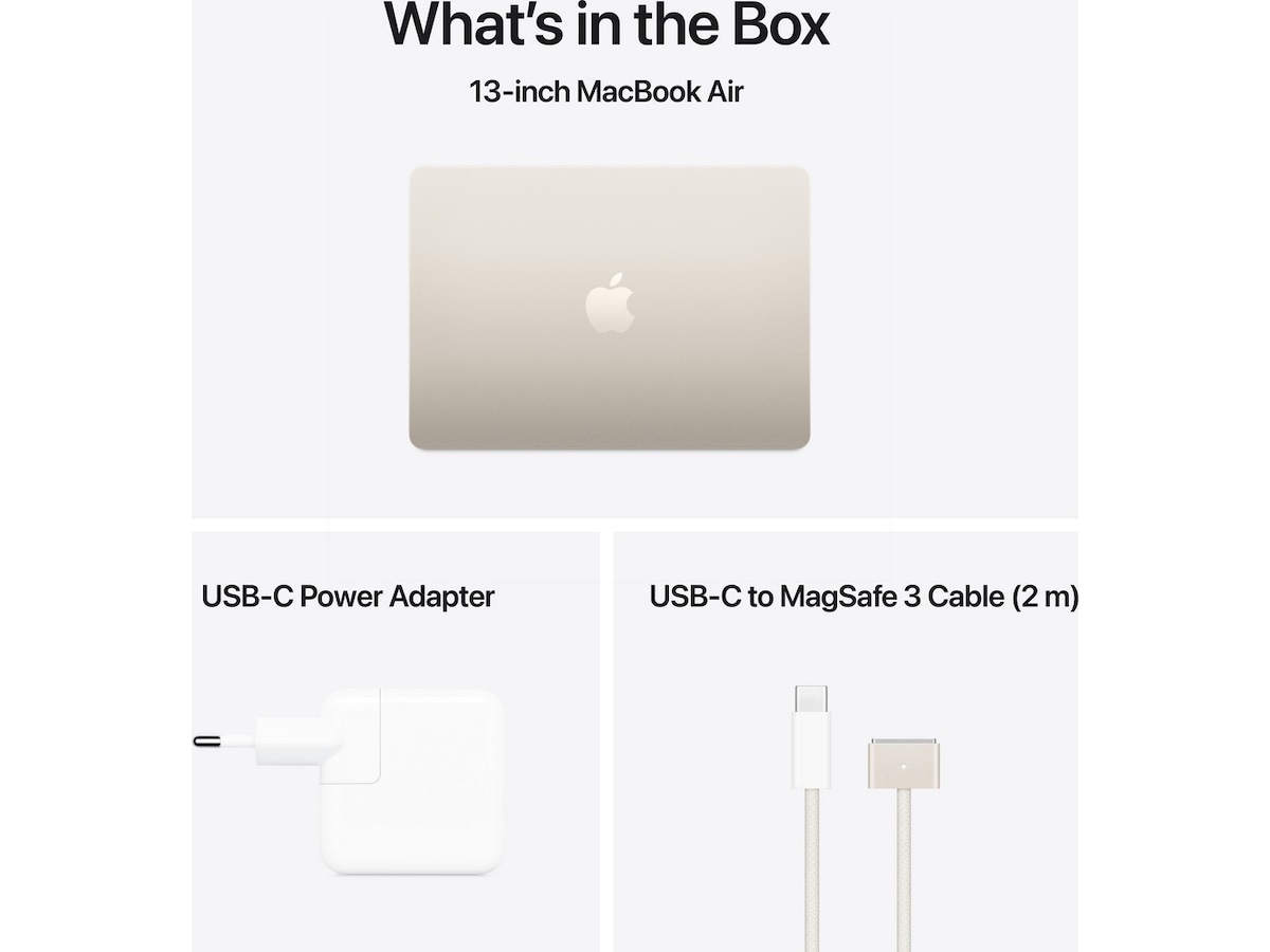 MacBook Air 13" M4 (2025) 256GB (stjärnglans) Datorer - Bärbara / laptop