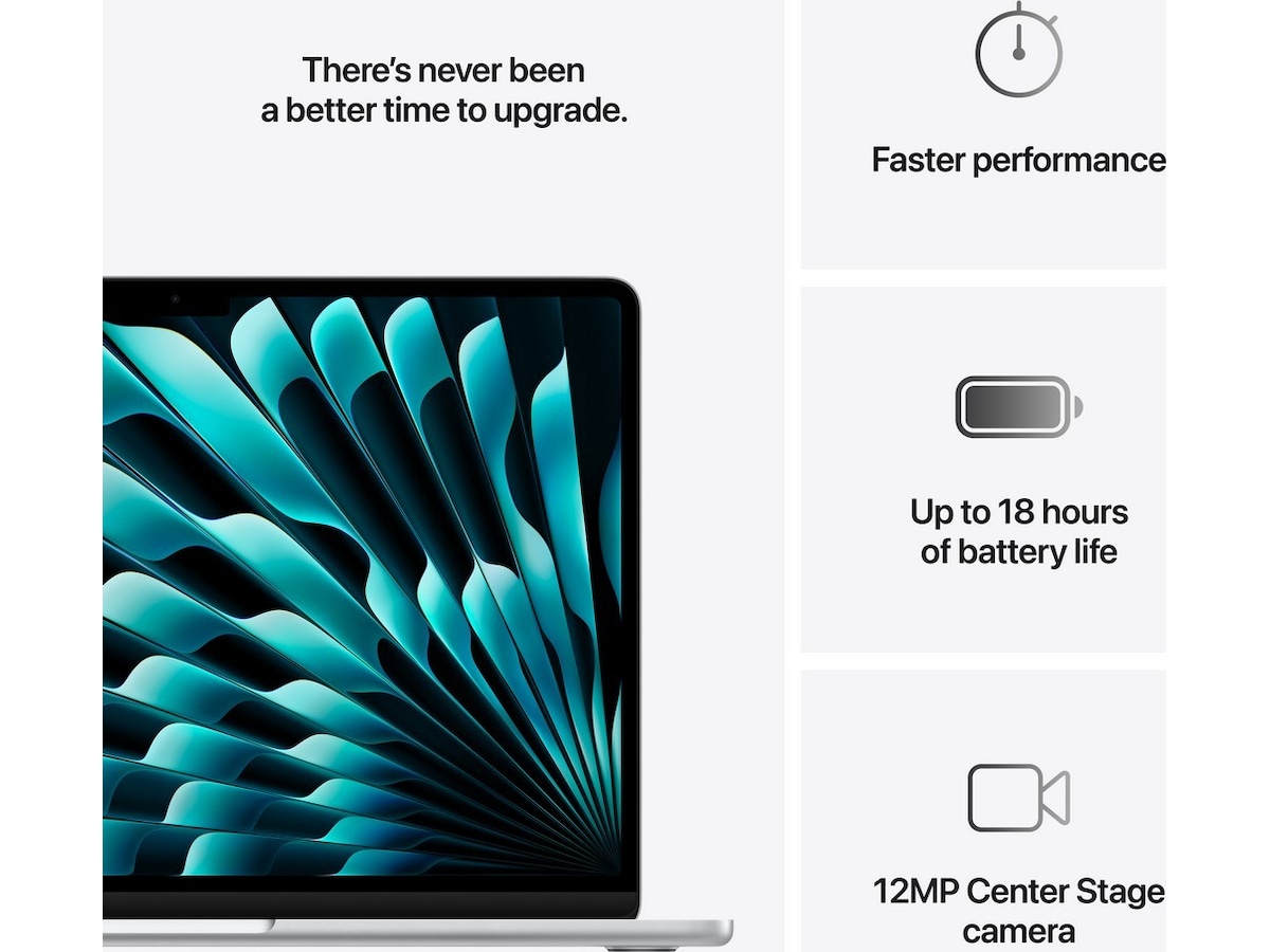 MacBook Air 13" M4 (2025) 512GB (silver) Datorer - Bärbara / laptop