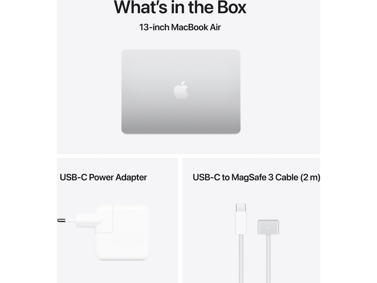 MacBook Air 13" M4 (2025) 512GB (silver) Datorer - Bärbara / laptop