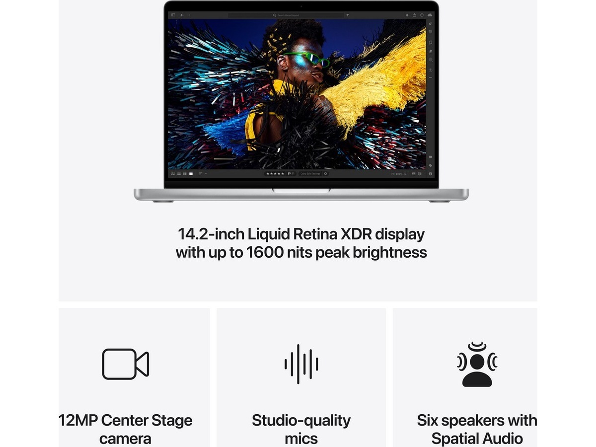 Macbook Pro 14 M4 Pro (2024) 512GB (silver) Datorer - Bärbara / laptop