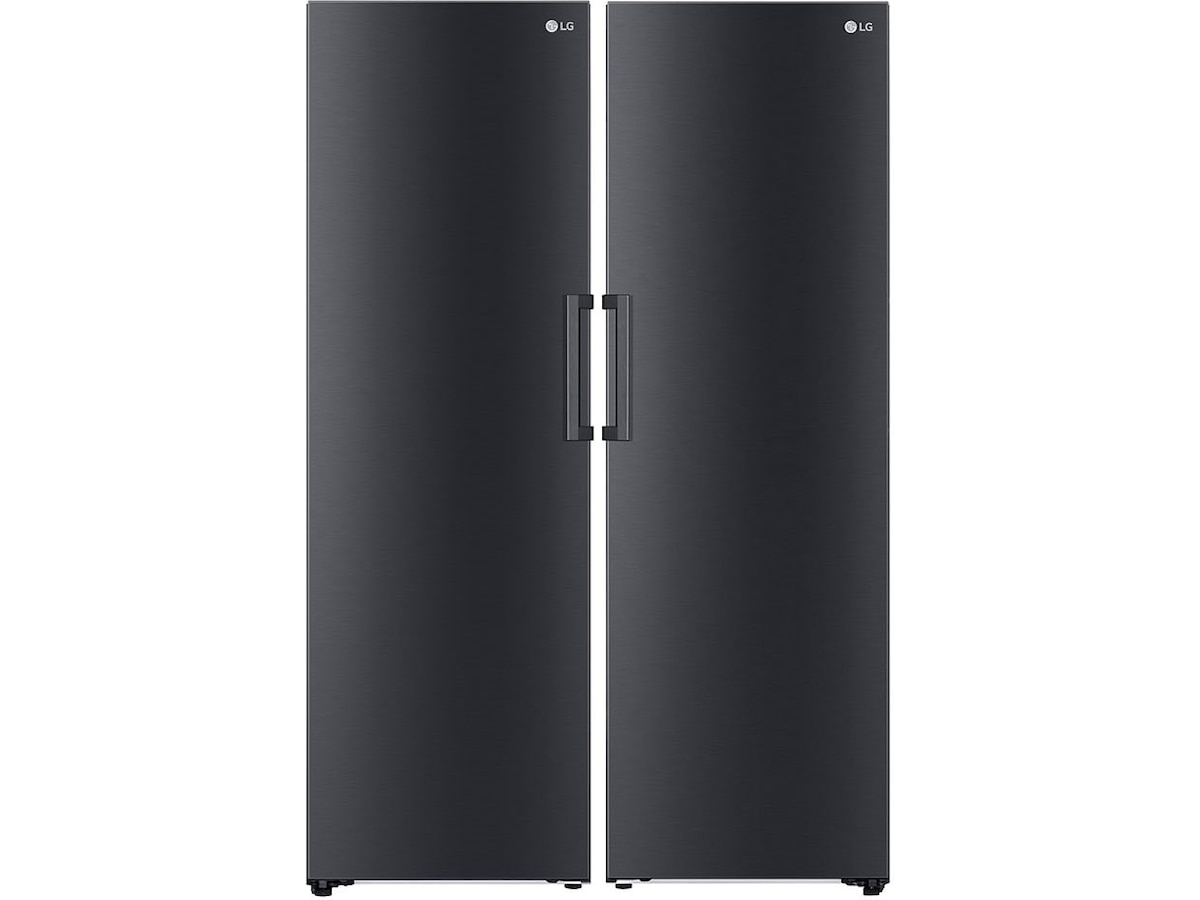 LG GLT71MCCSZ Kylskåp (matt svart) + Frysskåp Kylskåp