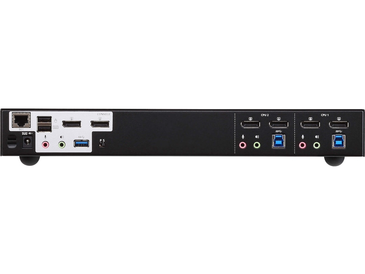Aten KVM 2-PC 1 användare CS1942DP Dockningsstation och USB-hub