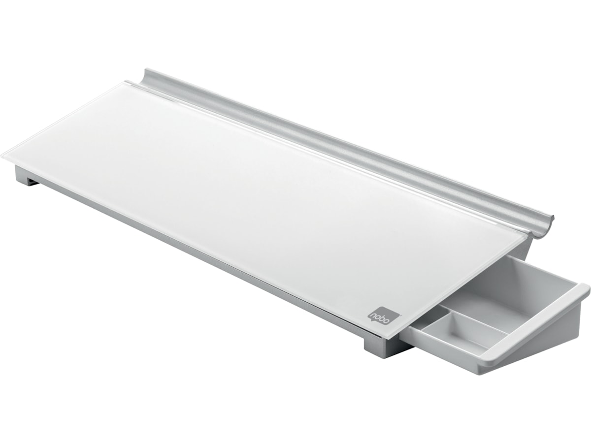 Nobo Memotavla, liggande, ljusande vit Whiteboards