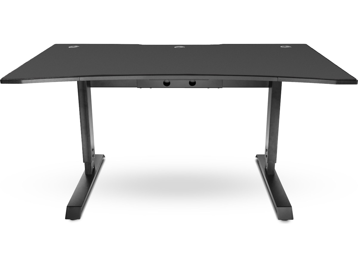 Svive Altair Gaming Desk matt svart med svarta sömmar Gaming desk