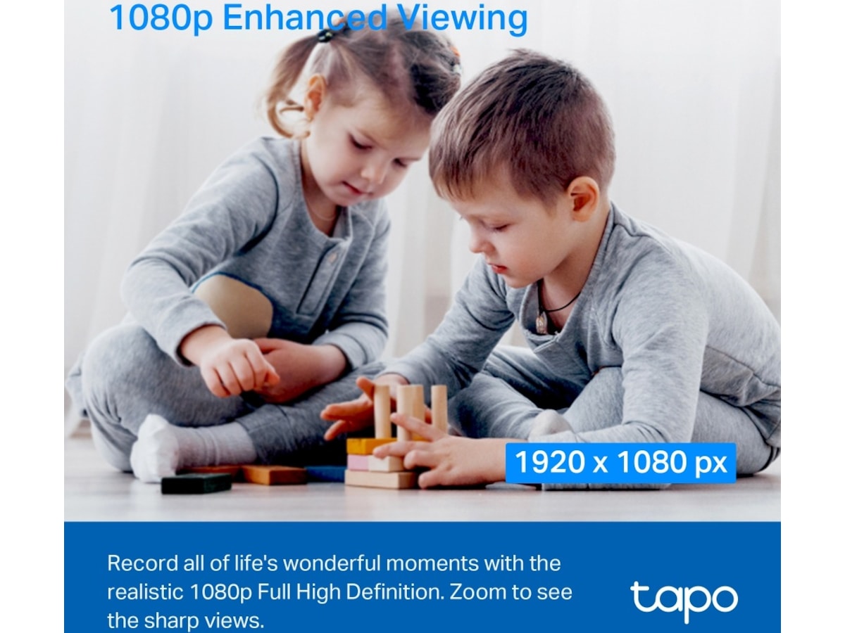 TP-Link Tapo C200 Övervakningskamera (vit) Övervakningskamera