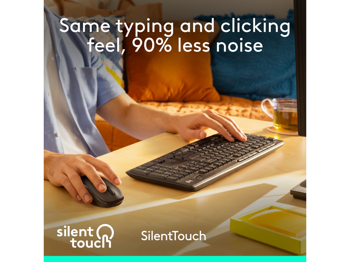 Logitech MK295 Silent Wireless Combo - GRAPHITE Mus & tangentbord -combo-paket