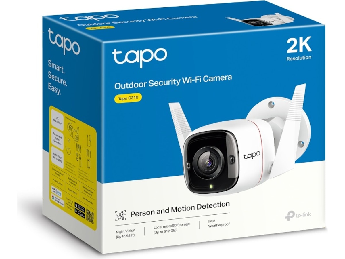 TP-Link Tapo C310 WiFi Camera Outdoor (vit) Övervakningskamera