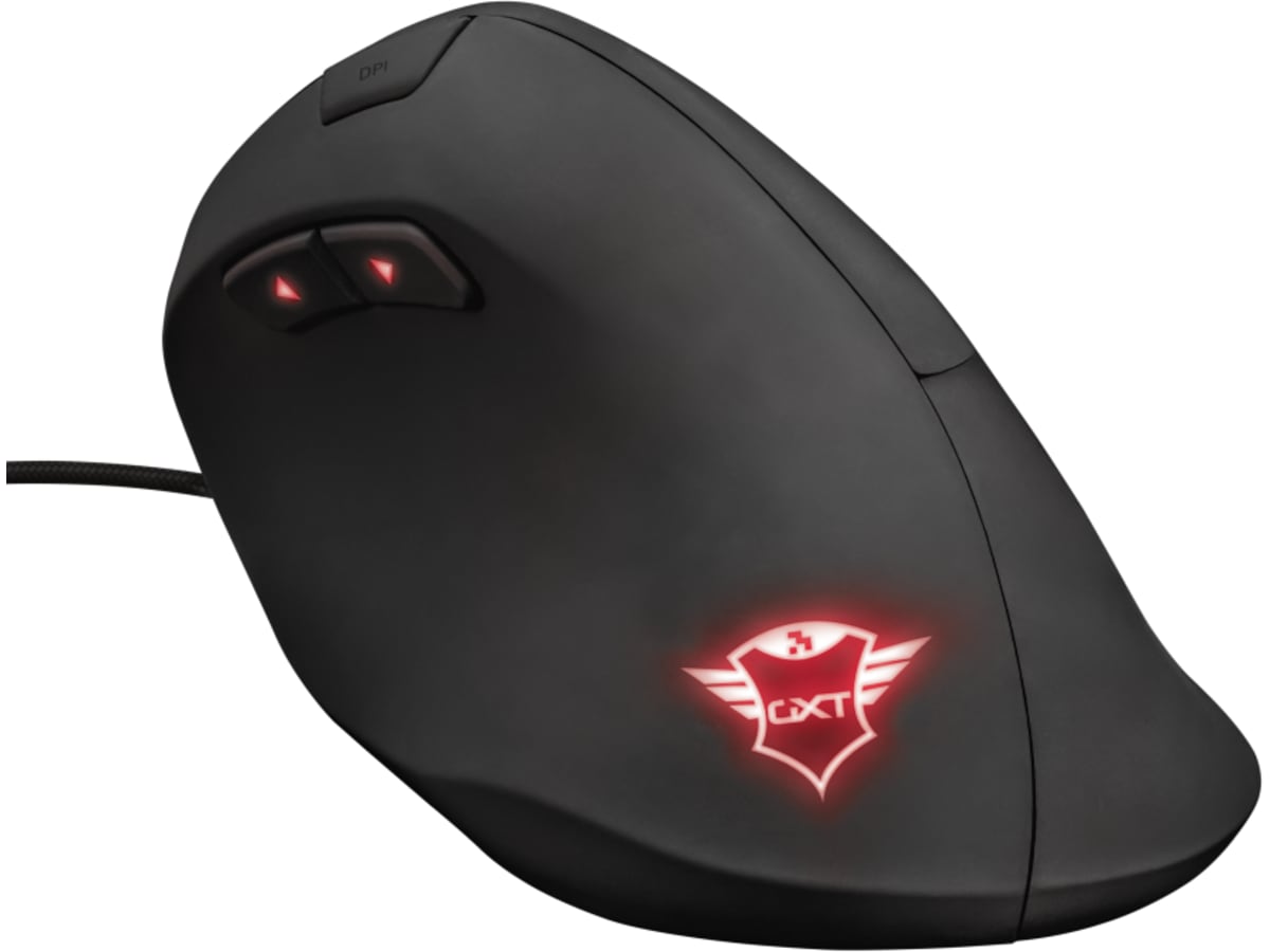 Trust GXT 144 Rexx Ergonomisk Gamingmus (svart) Gamingmus