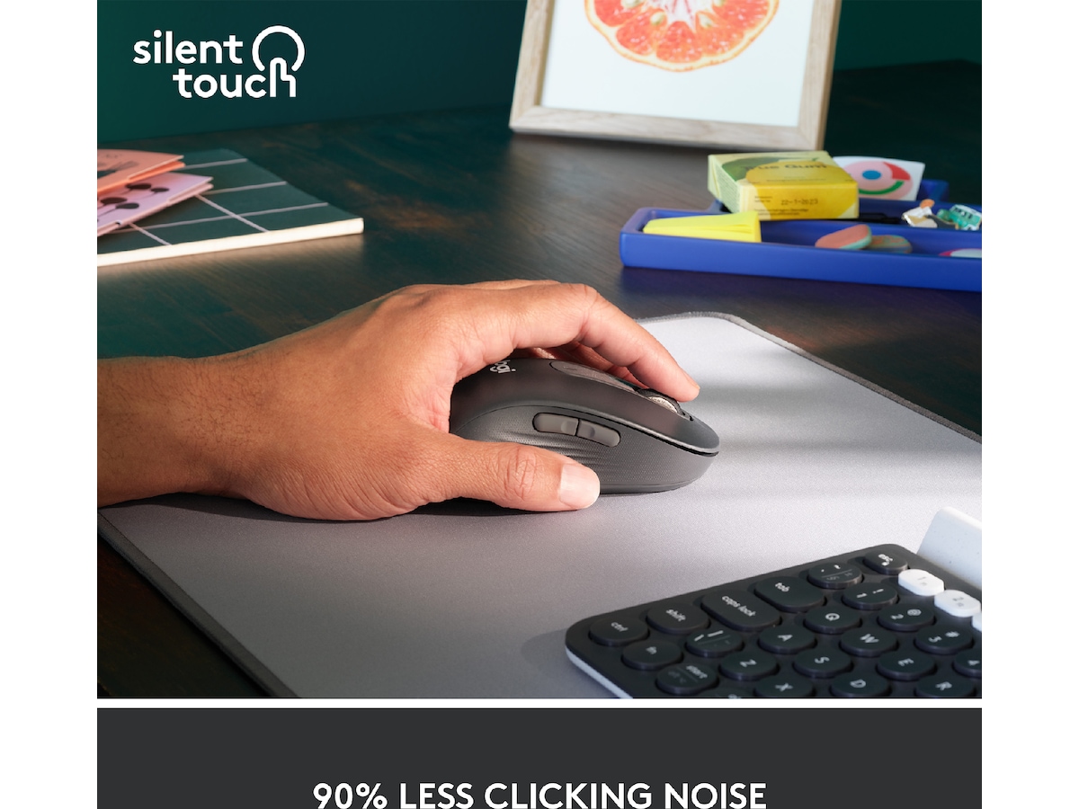 Logitech Signature M650 Large trådlös mus (grafitgrå) Mus