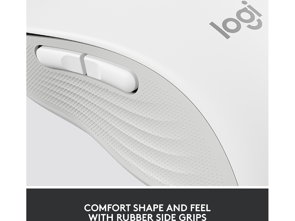 Logitech Signature M650 Medium  trådlös mus Offwhite Mus