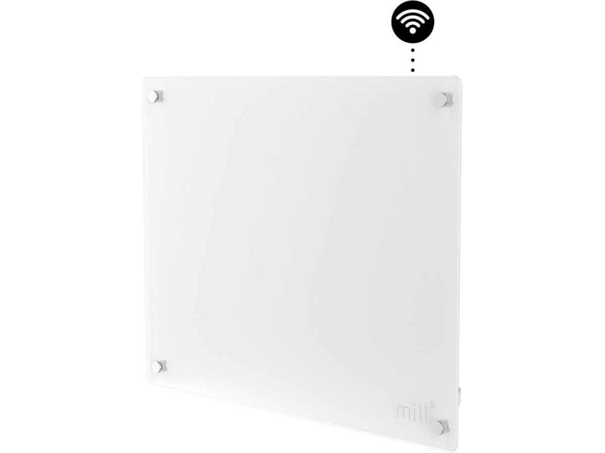 Mill Glas WiFi Gen 3 Panelelement 400W  (vit) Panelelement