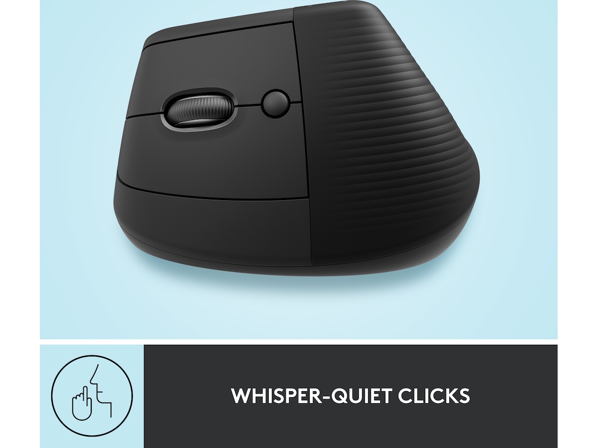 Logitech Lift Vertikal Vänster mus (graphite) Mus