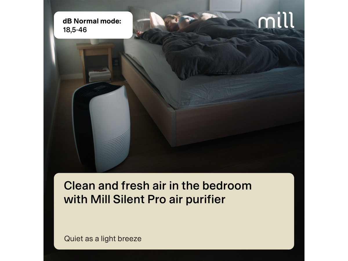 Mill Silent Pro luftrenare Luftrenare